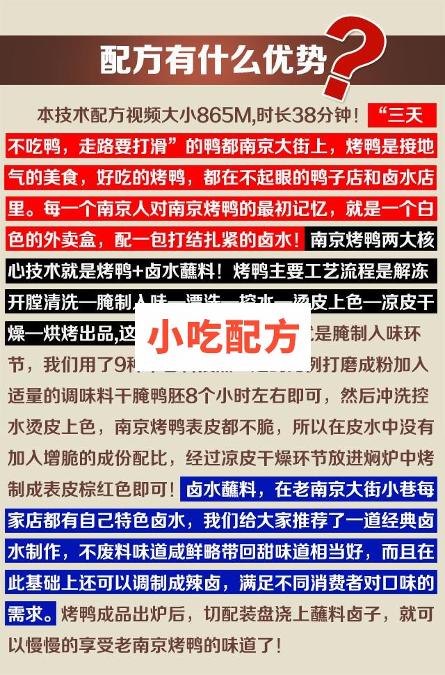 南京金陵烤鸭的做法和培训教程视频，正宗技术配方 烤鸭 第2张