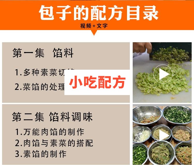 荤素大包子技术【视频教程】 第7张